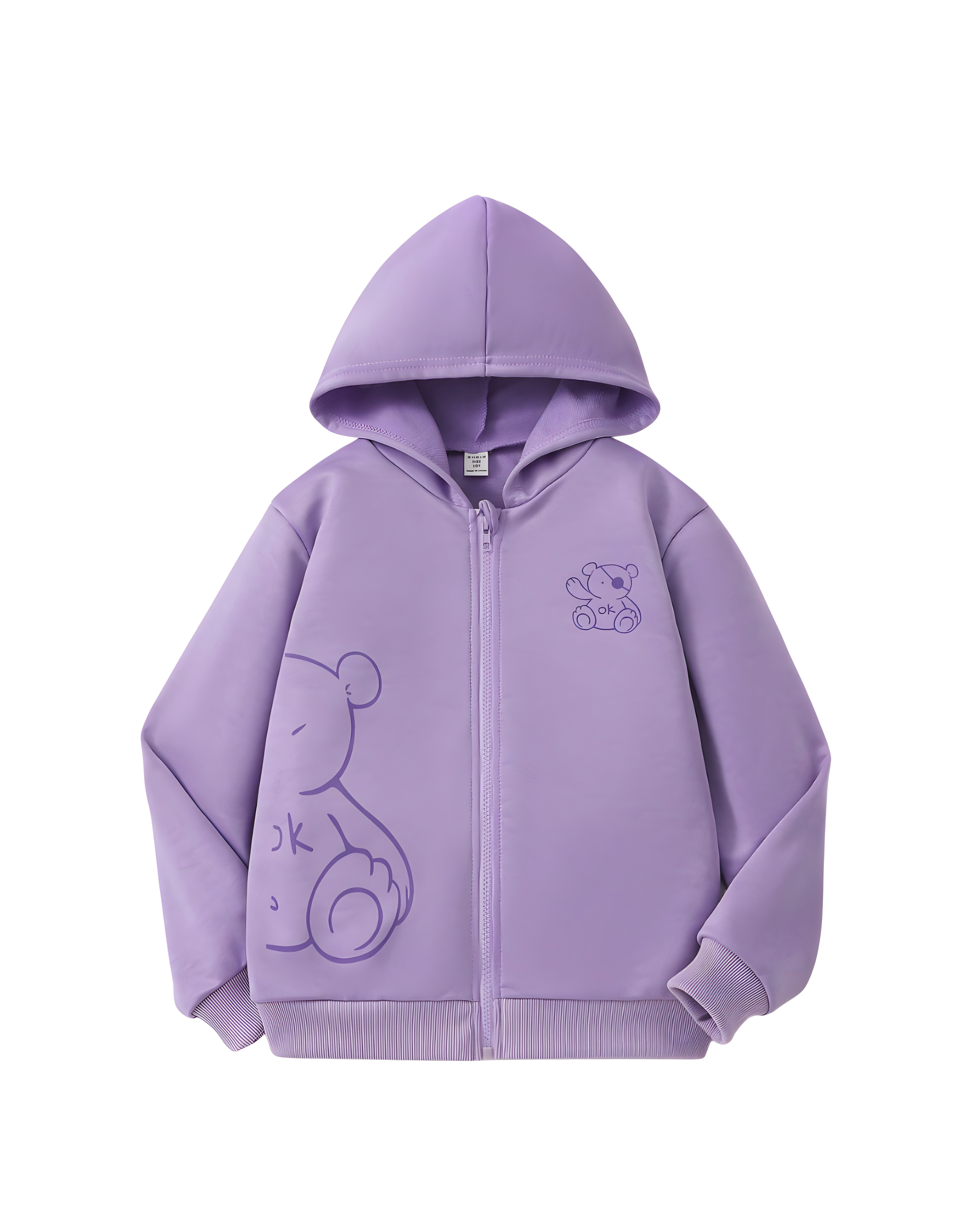 PURPLE FLEECE HOODIE