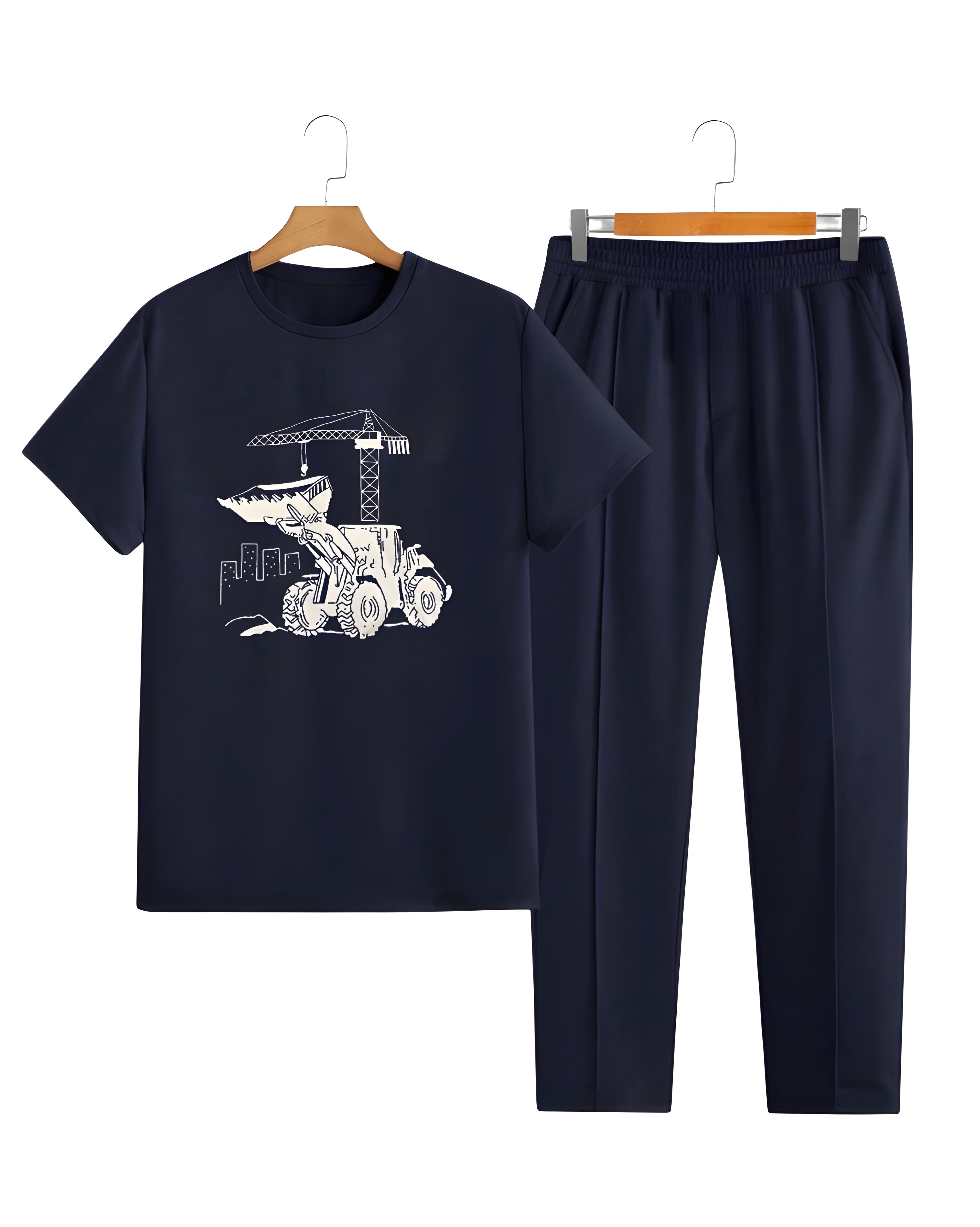 Navy Truck Trouser Set